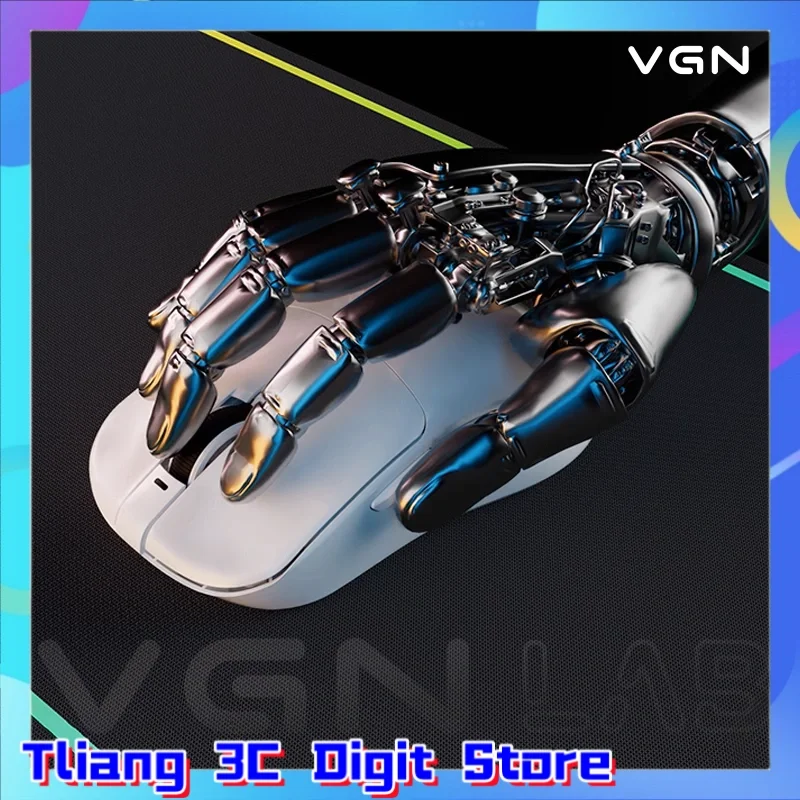 VGN Dragonfly F1 Pro Max 4k 무선 마우스 듀얼 모드 Moba 게임용 마우스 2.4G 유선 경량 E-스포츠 게임용 마우스 Pc/mac 선물