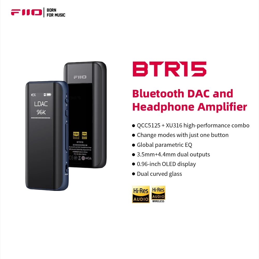 FiiO BTR15 블루투스 헤드폰 앰프