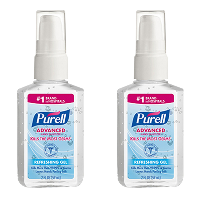 퓨렐 휴대용 손소독제, 59ml, 2개