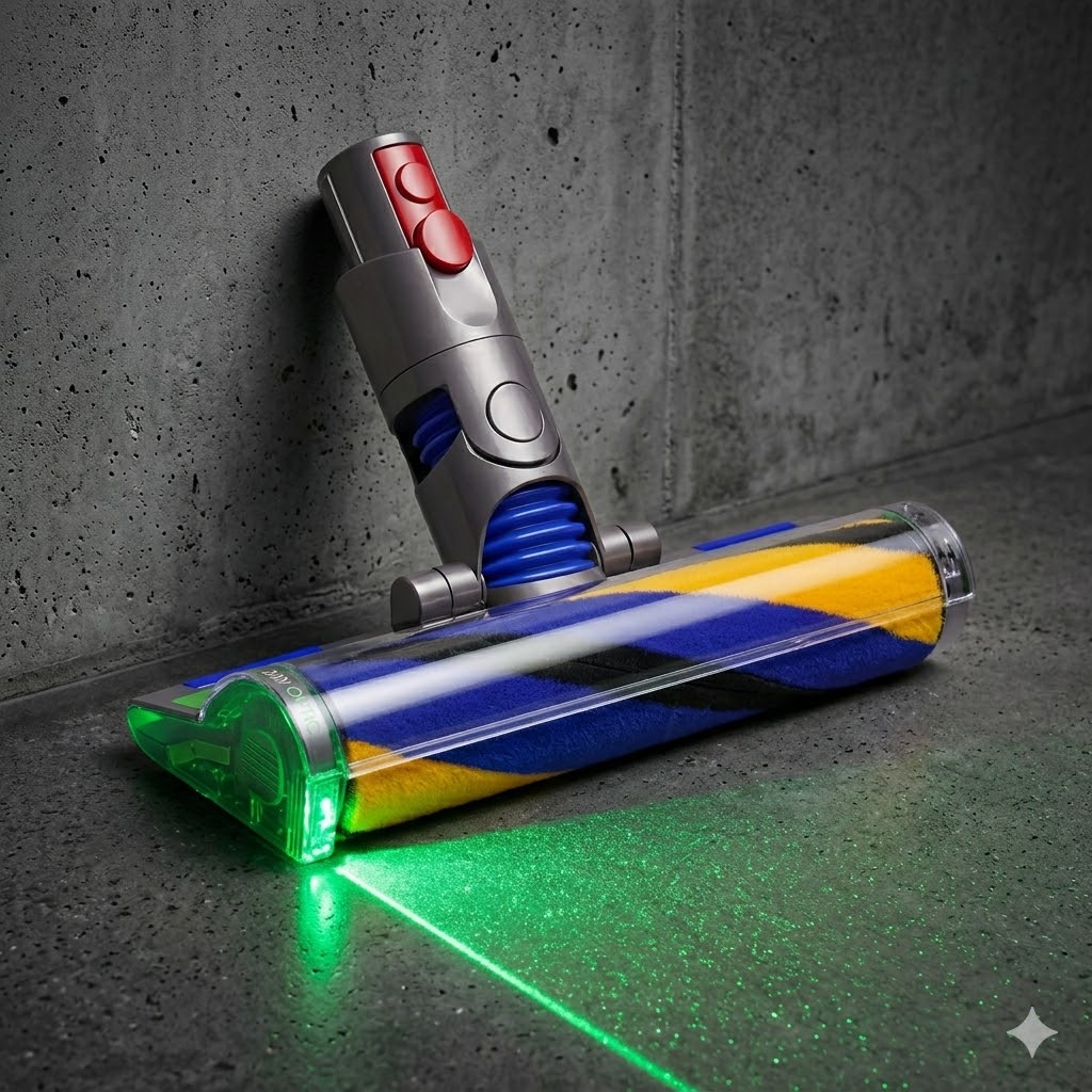 [호환]다이슨 청소기 헤드 V12 디텍트슬림 V10 디지털슬림 전용 소프트롤러 레이져헤드 SV18 SV20 교체, 1개, V10 V12 SV18