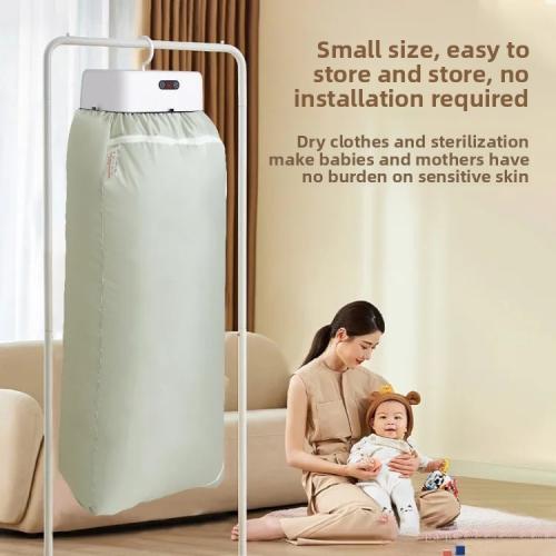 의류 건조기 휴대용 접이식 가정용 조기 히트펌프 신발 소형 기숙사 옷, 14)화이트 영어 포장
