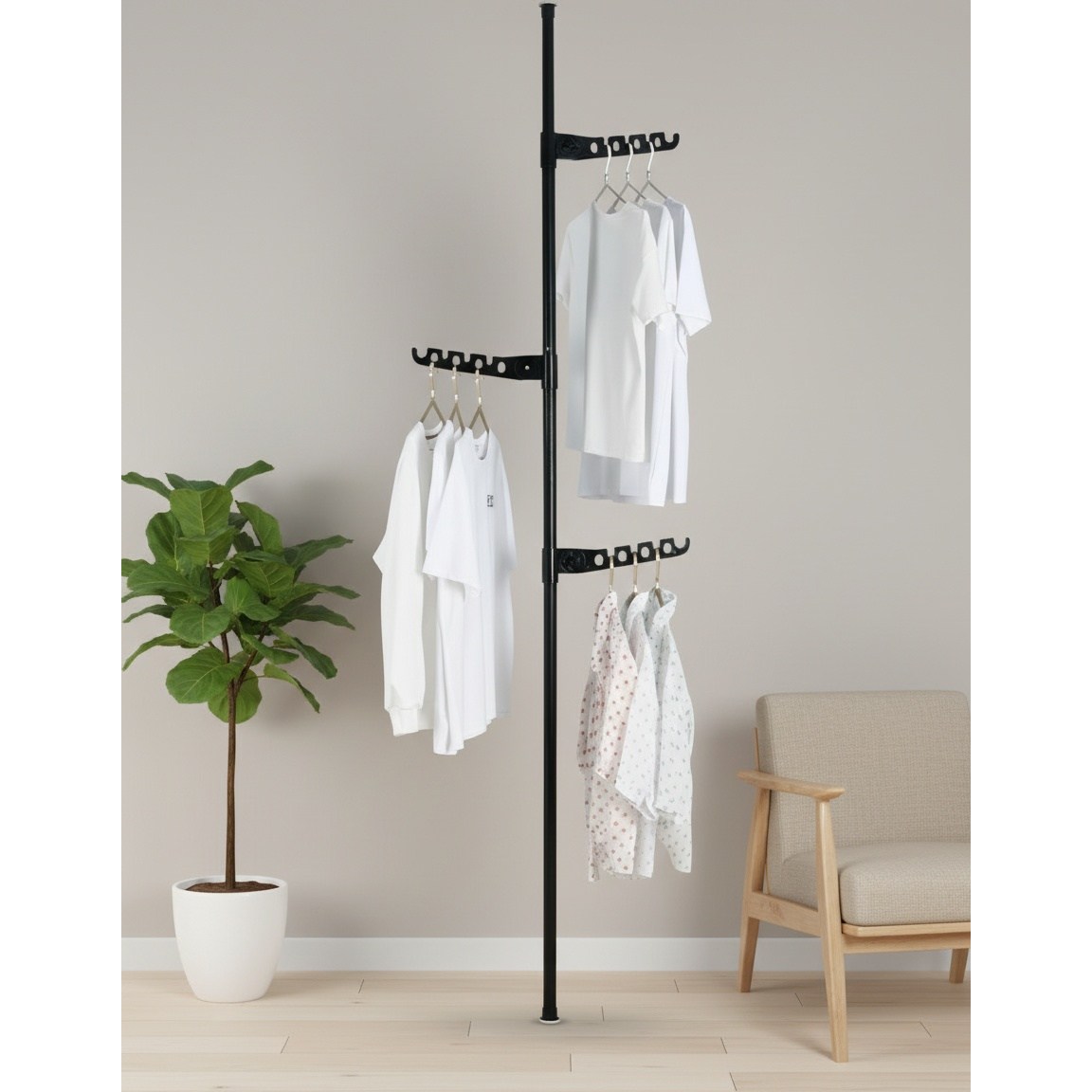 홈치치 접이식 폴행거 빨래 건조대