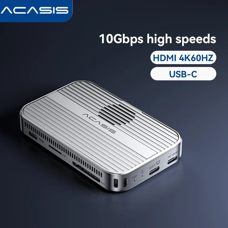 Akasis NVMe SSD 인클로저 USB-C 10Gbps 마그네틱 아이폰 17