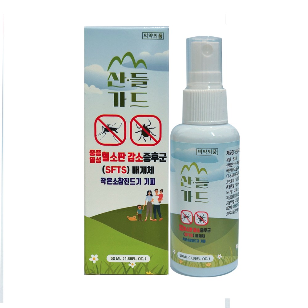 진드기 기피제 이카리딘 산들가드, 1개, 50ml