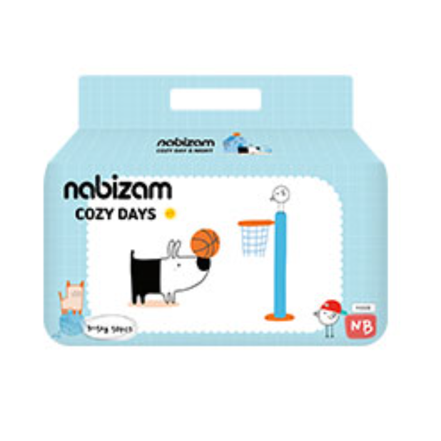 나비잠 코지 밴드형 기저귀, 신생아용(NB), 50매