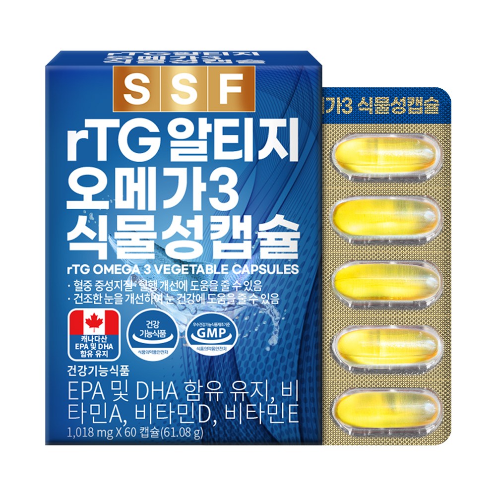 순수식품 rTG 알티지 오메가3 1000mg