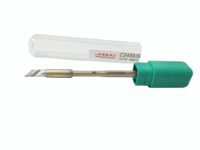 CD-2BE 납땜 스테이션용 오리지널 JBC 납땜 인두 팁 C245-939, 용접 수리 도구, 100%