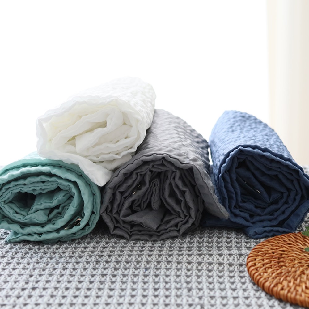 네모라인 국내생산 여름용 시어서커(리플) 쿨링 베개커버 2p