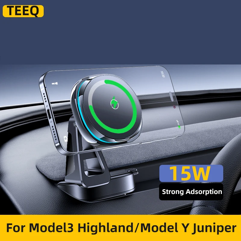 Tesla Model Y Juniper Model 3 Highland 무선 충전 패드