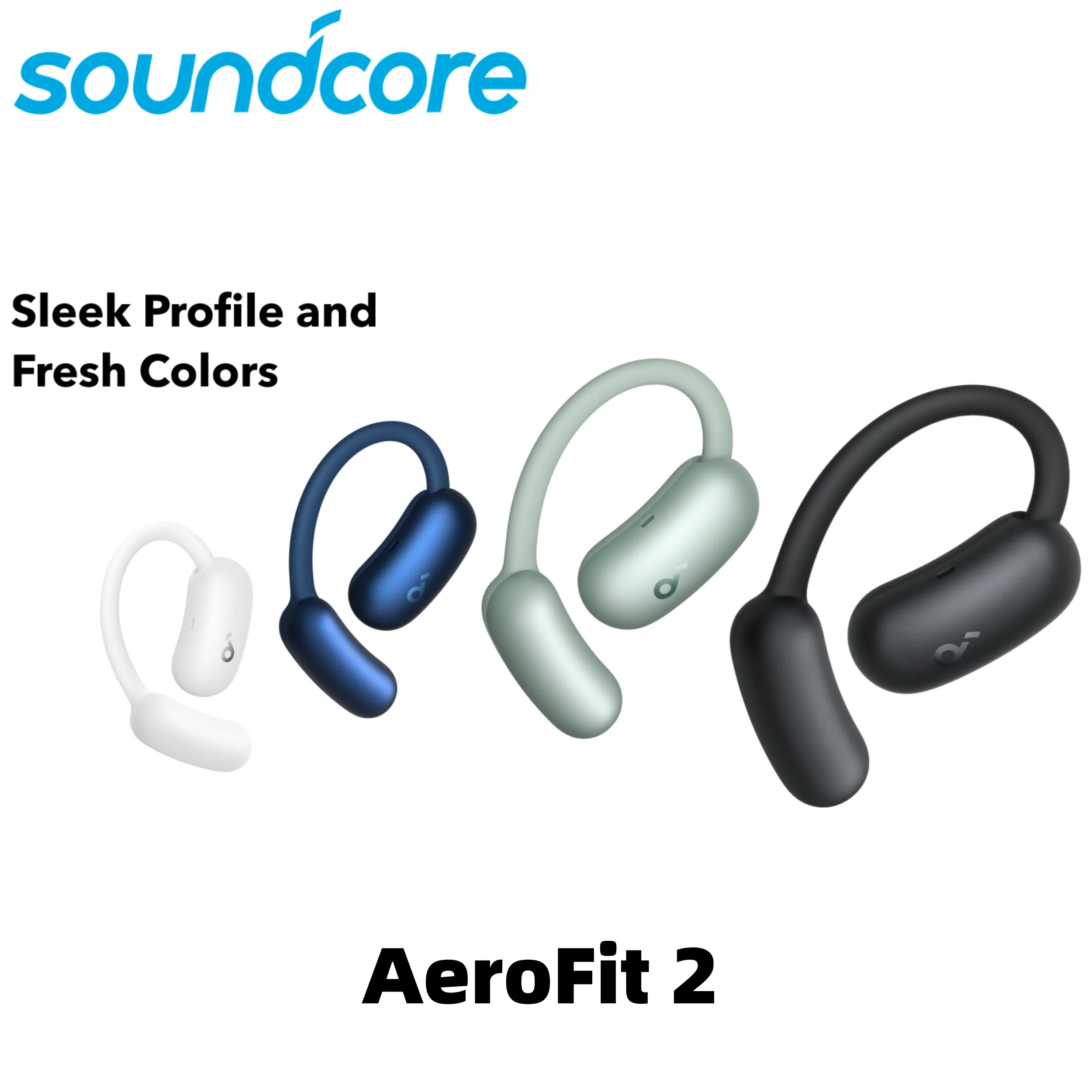 Anker SoundCore AeroFit 2 오픈 이어 트루 와이어리스 이어버드