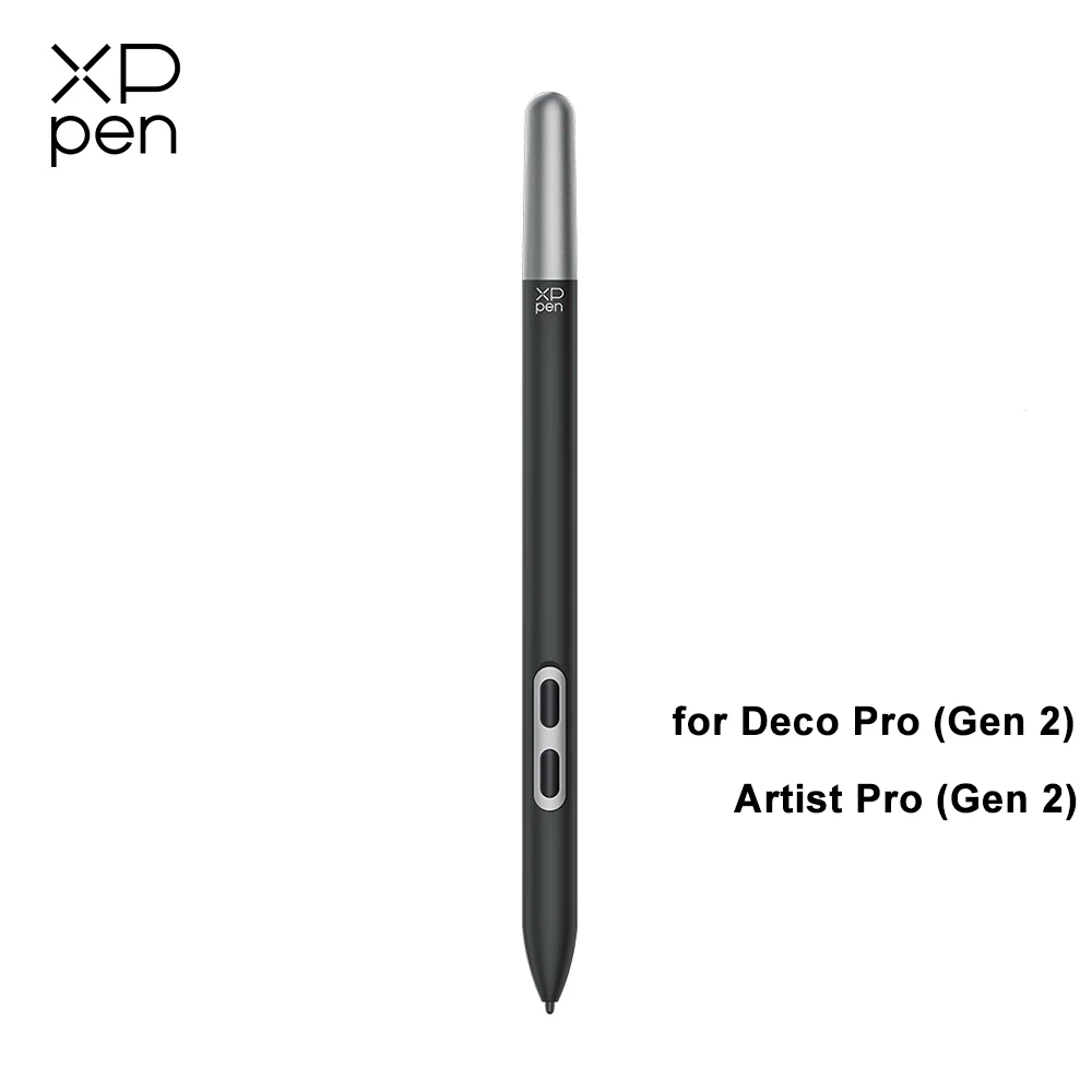 XP-Pen X3 Pro 슬림 스타일러스 배터리 프리 스타일러스 (10개 펜촉 포함) 아티스트 프로 (2세대)/데코 프로 (2세대)/매직 드로잉 패드 (MDP1221)