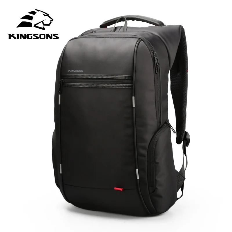 Kingsons 남자 배낭 15 ''17'' 노트북 배낭 USB 충전기 가방 십대 패션 남성 여행을위한 도난 방지 배낭