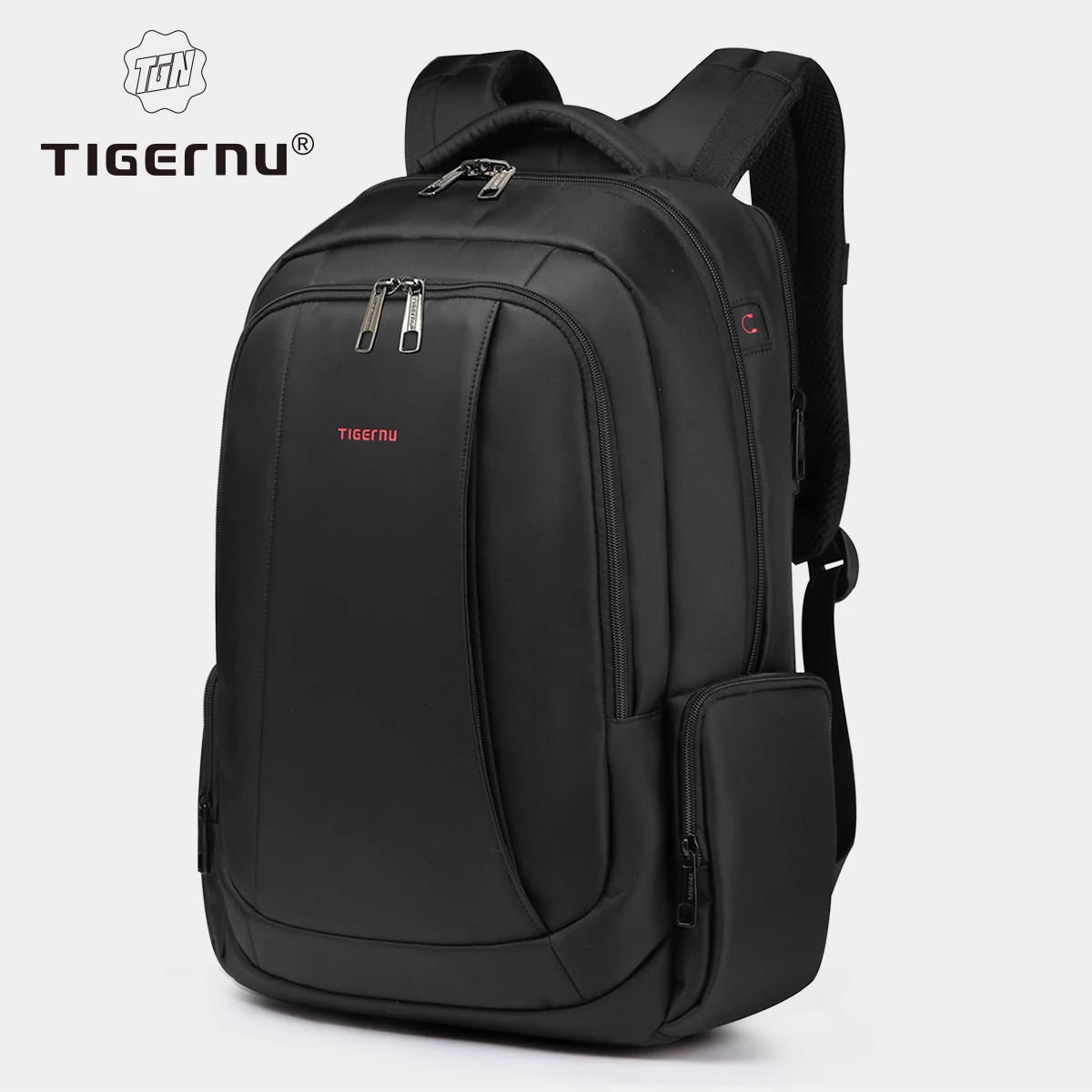 Tigernu 남성 배낭 진공 압축 배낭 14 15.6 17.3 ''남성용 노트북 배낭 학교 배낭 남성 여행 배낭